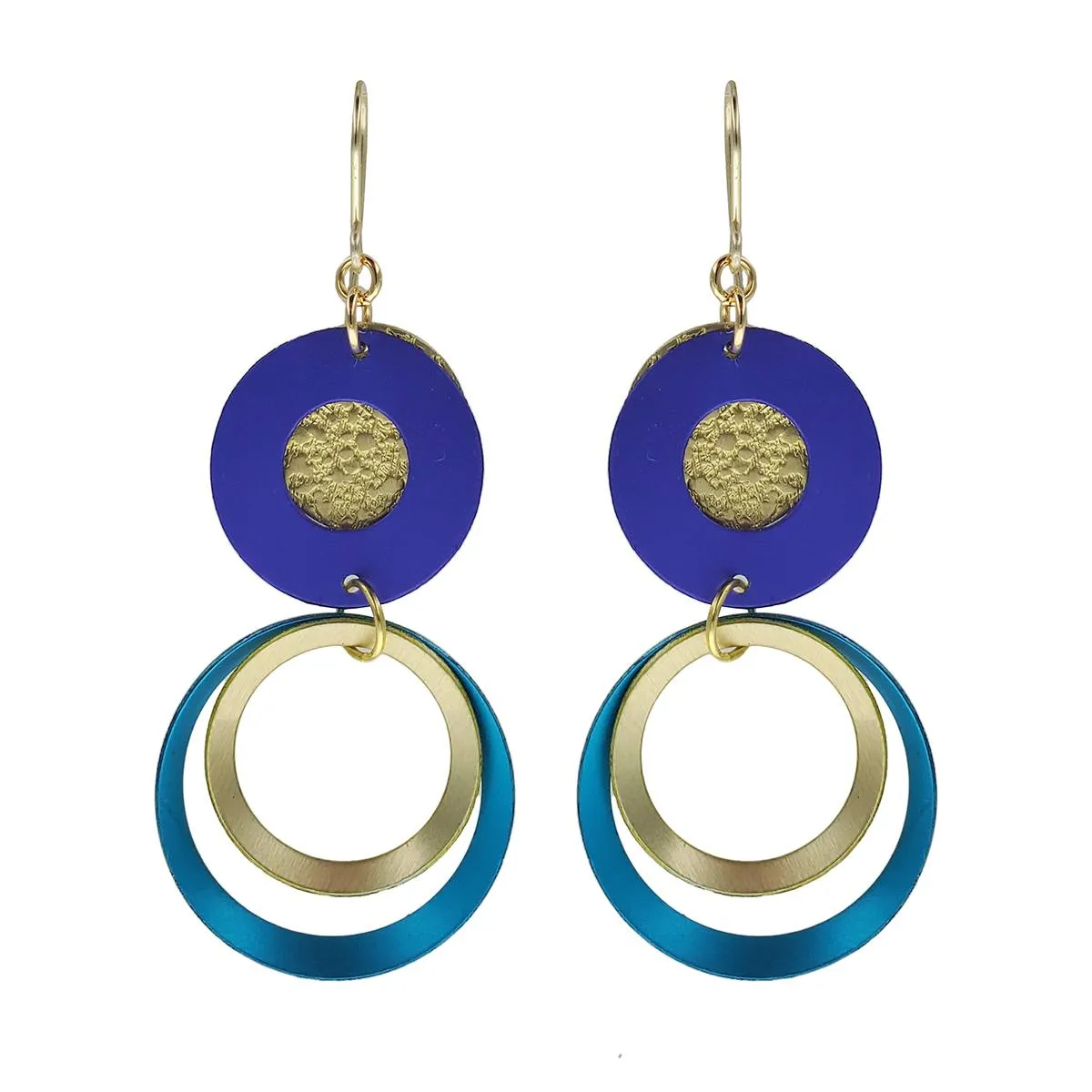 Lenel Designs Chantal Hoop Drop Earrings