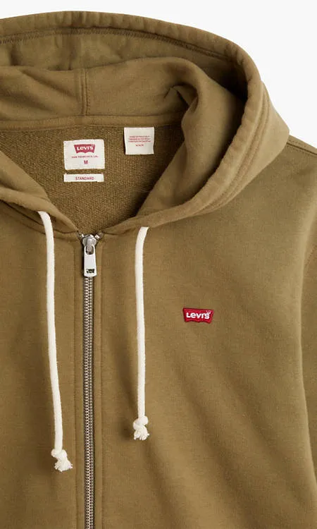 LEVI'S MEN'S NEW ORIGINAL ZIP UP - MARTINI OLIVE