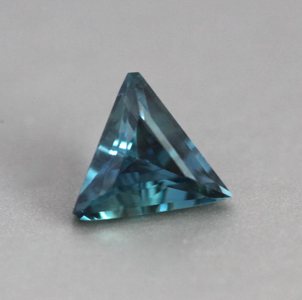 Loose 0.80 Ct Triangle Teal Sapphire