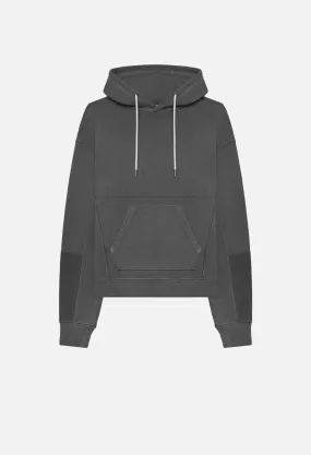 Loose Stitch Beach Hoodie / Washed Black