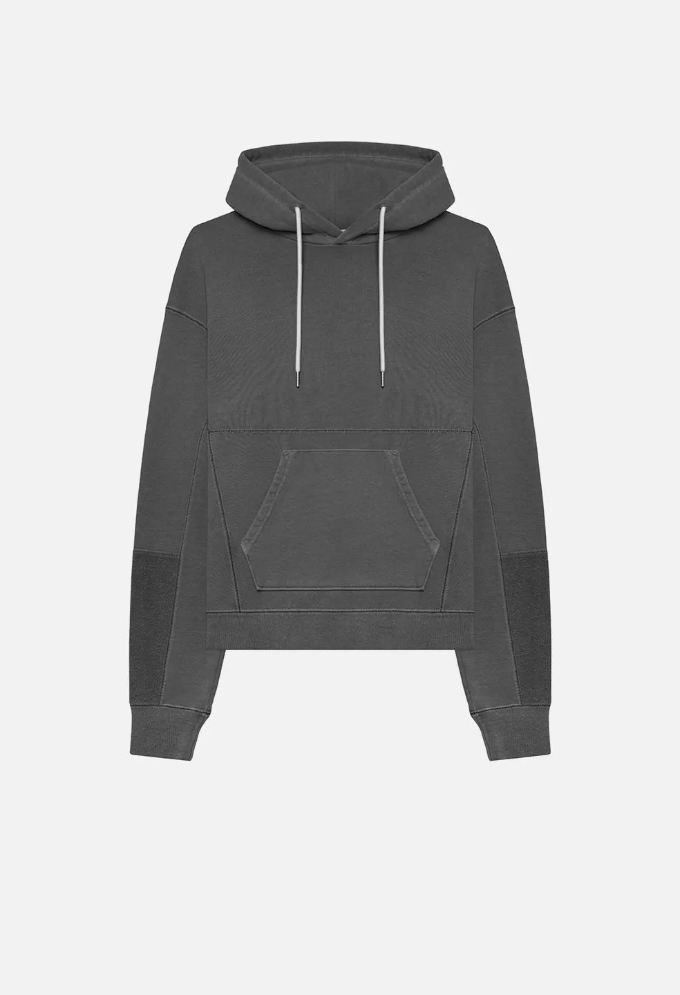 Loose Stitch Beach Hoodie / Washed Black