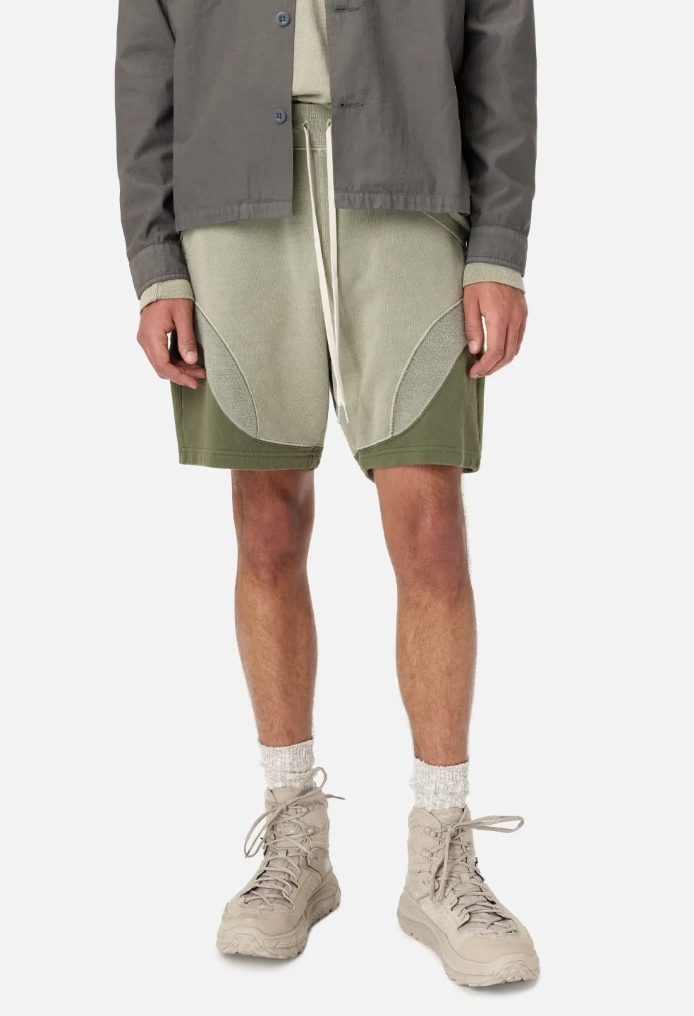 Loose Stitch Shorts / Washed Olive