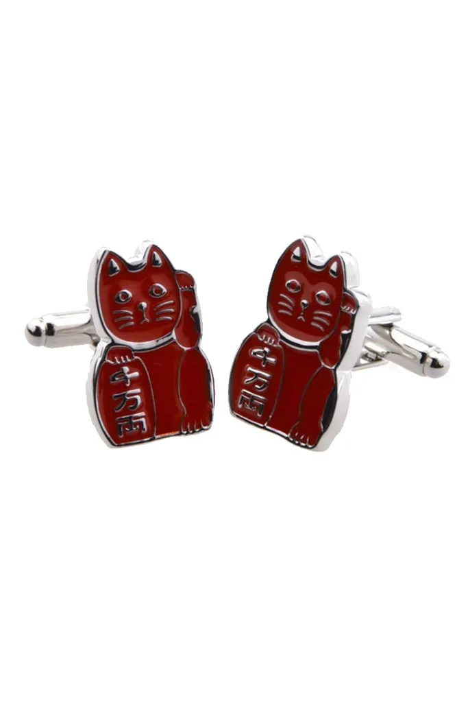 Lucky Cat Cufflink