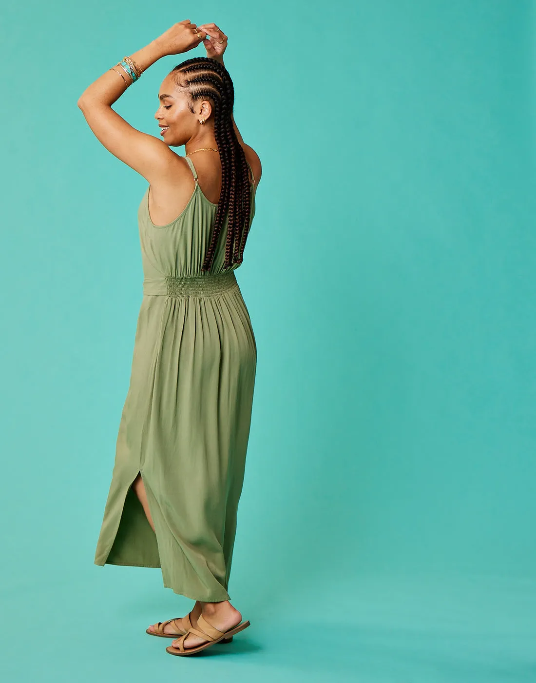 Macy Dress: Olive