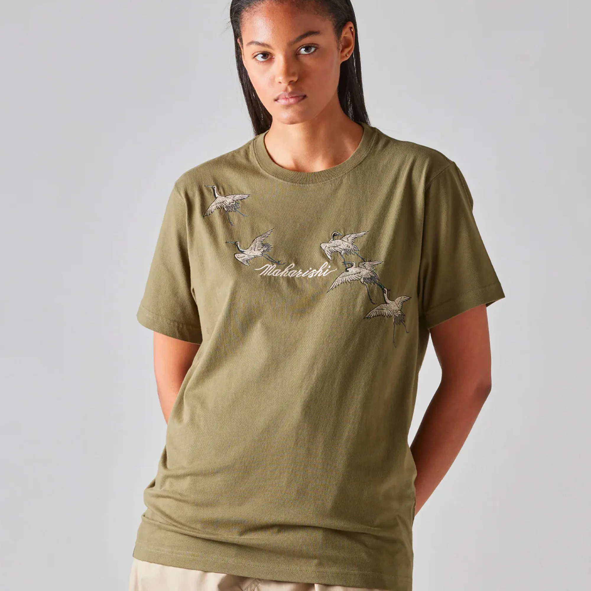 Maharishi Mens Flying Peace Cranes SS Tee