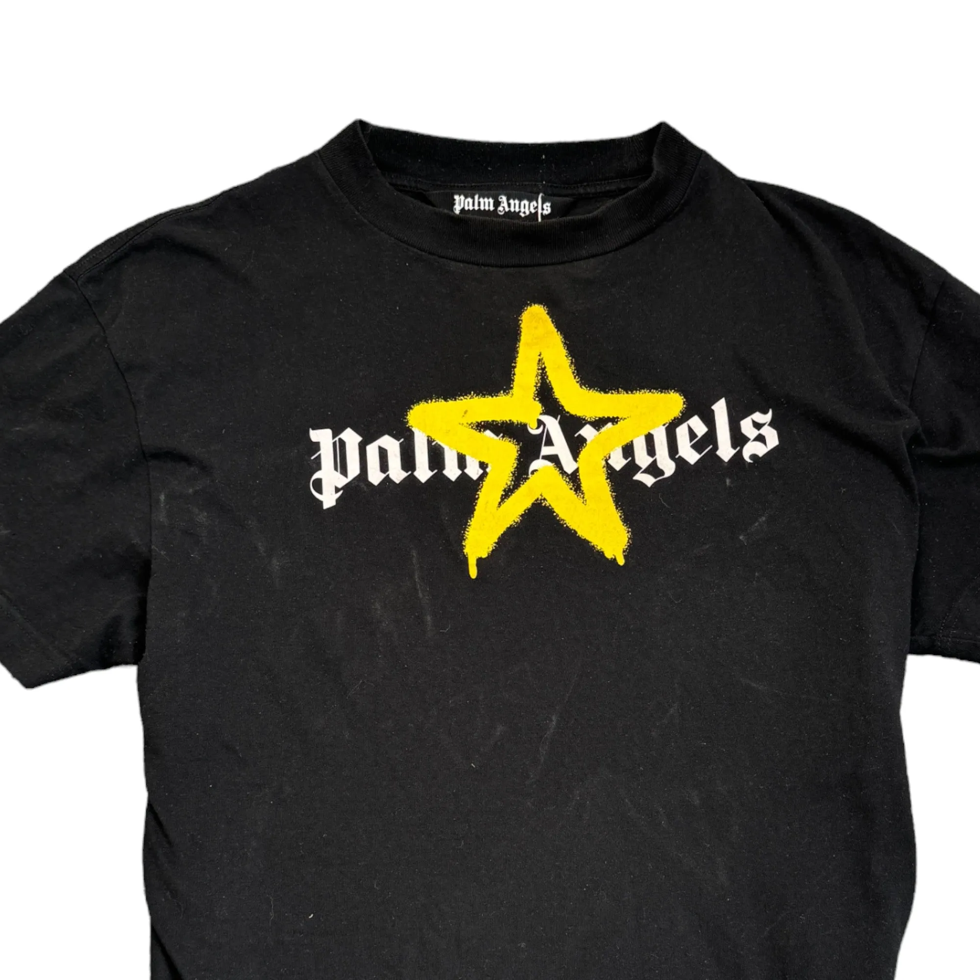 Men's Star Logo T-Shirt Black Size L