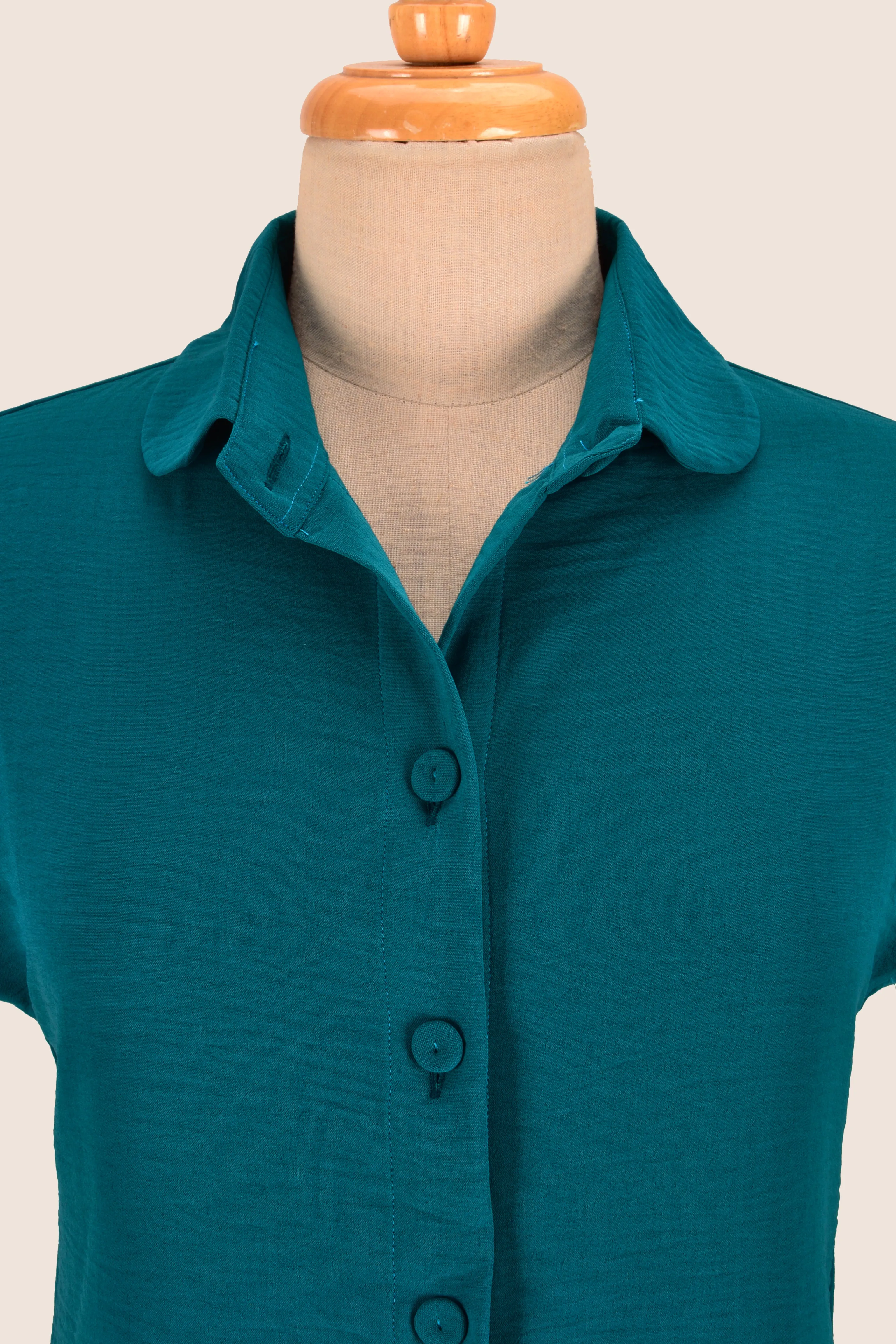 Minki Teal Blouse