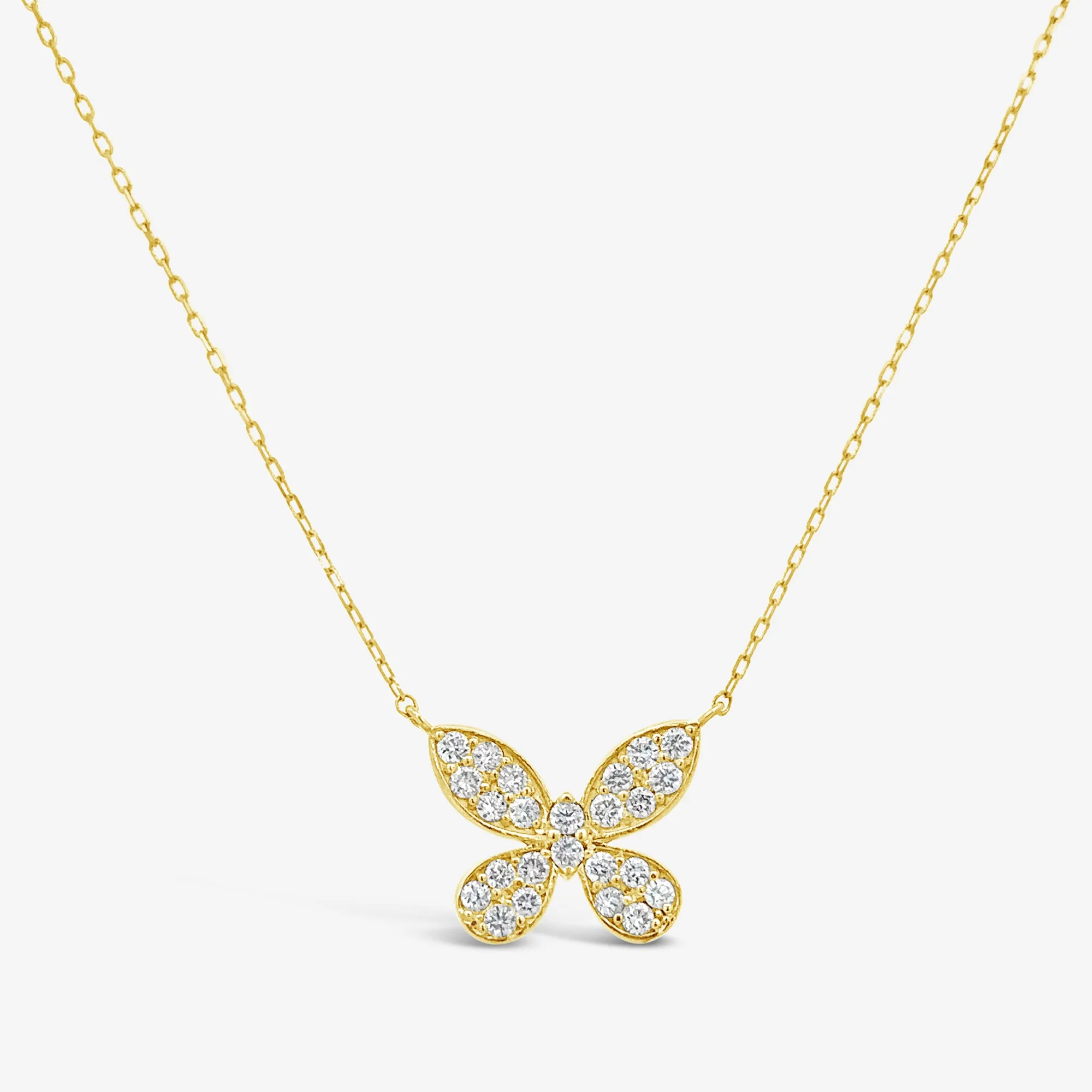 Mirabella Diamond Butterfly Necklace