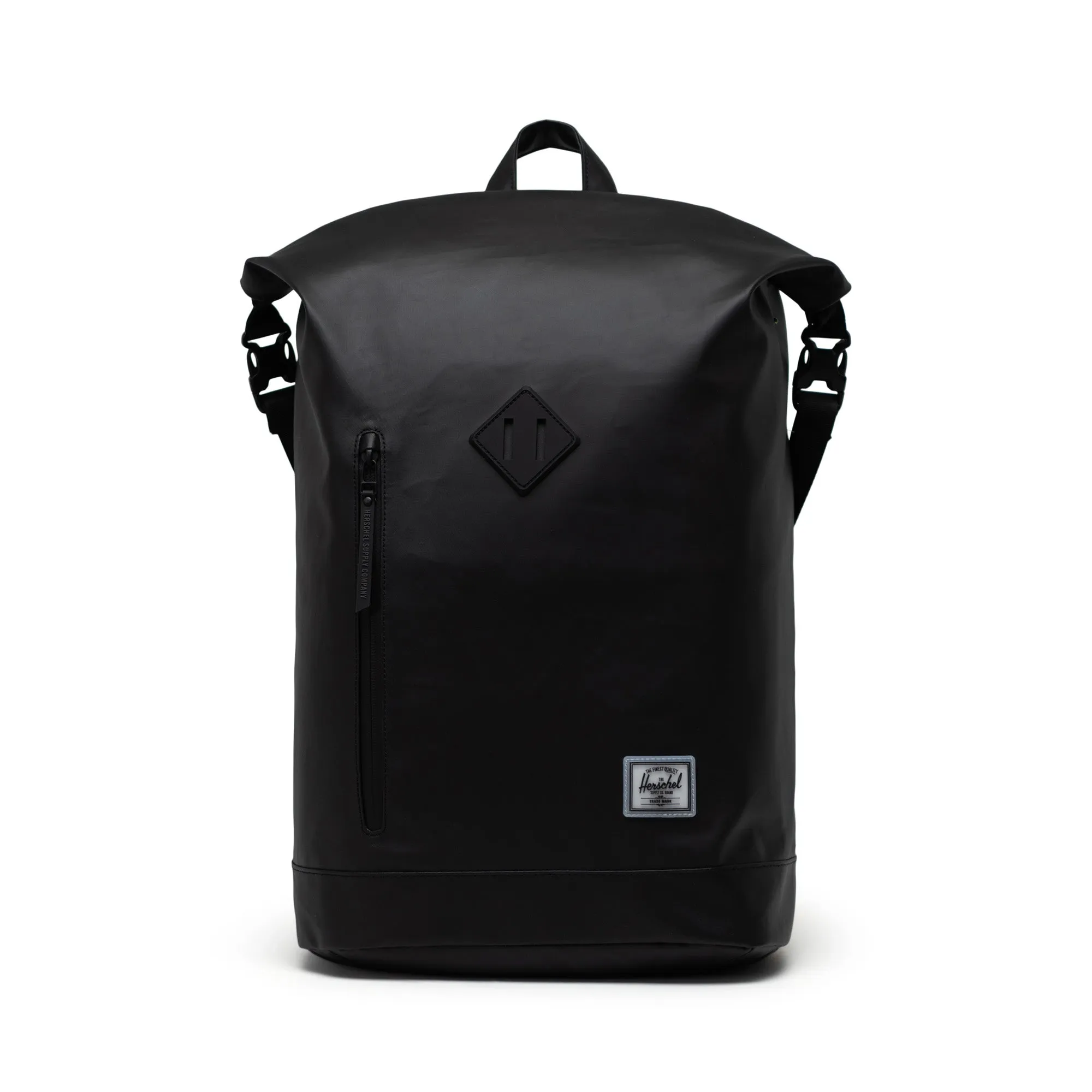 Mochila Herschel Roll Top Black - Weather Resistant