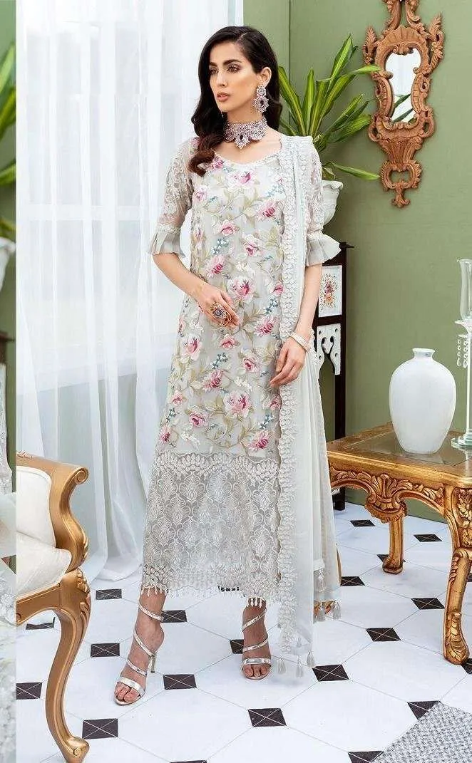 NET EMBROIDERY WORK PREMIUM DESIGNER PARTY WEAR SUIT