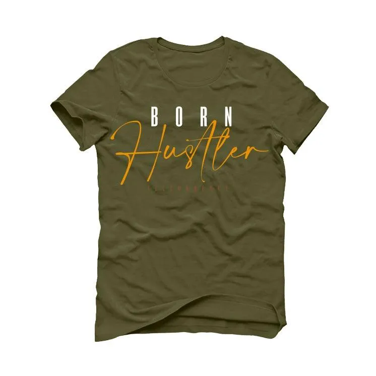 Nike Dunk Low Dusty Olive Gold Military Green T-Shirt (Born Hustler)