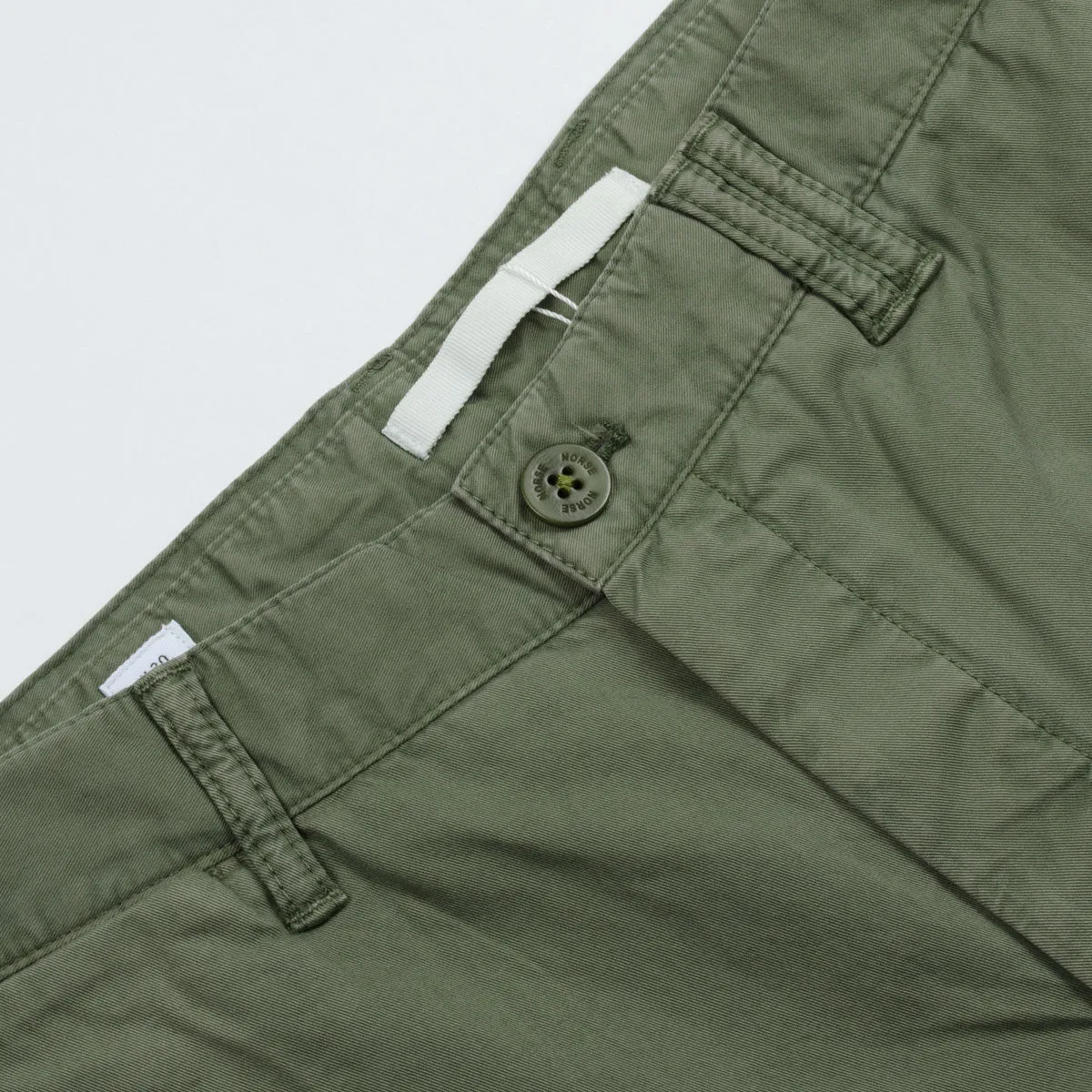 Norse Projects - Aros Slim Light Twill Chinos - Dried Olive