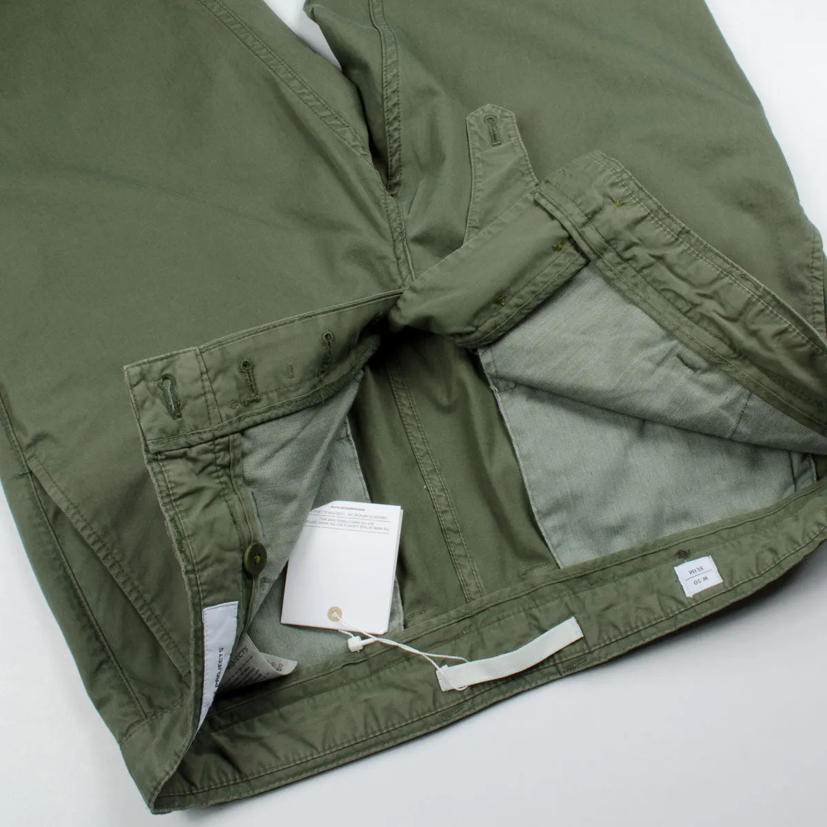 Norse Projects - Aros Slim Light Twill Chinos - Dried Olive