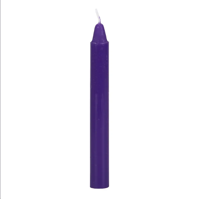 Pack of 12 Purple 'Prosperity' Spell Candles