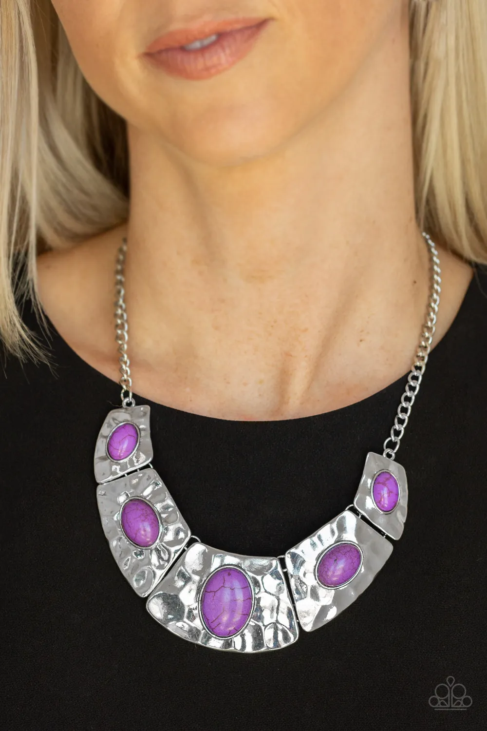 Paparazzi Ruler In Favor - Purple Necklace