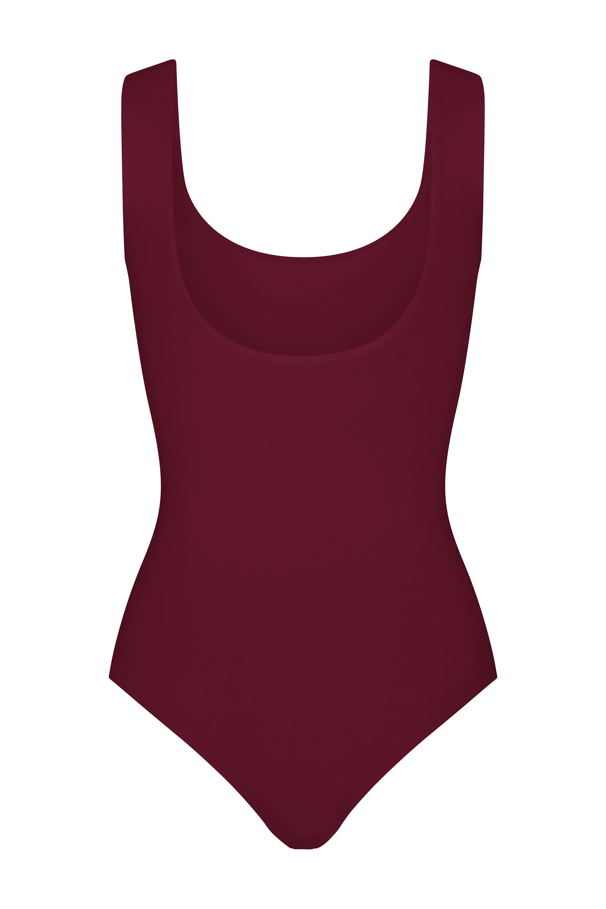 PERFECT SCOOP BODYSUIT IN BORDEAUX