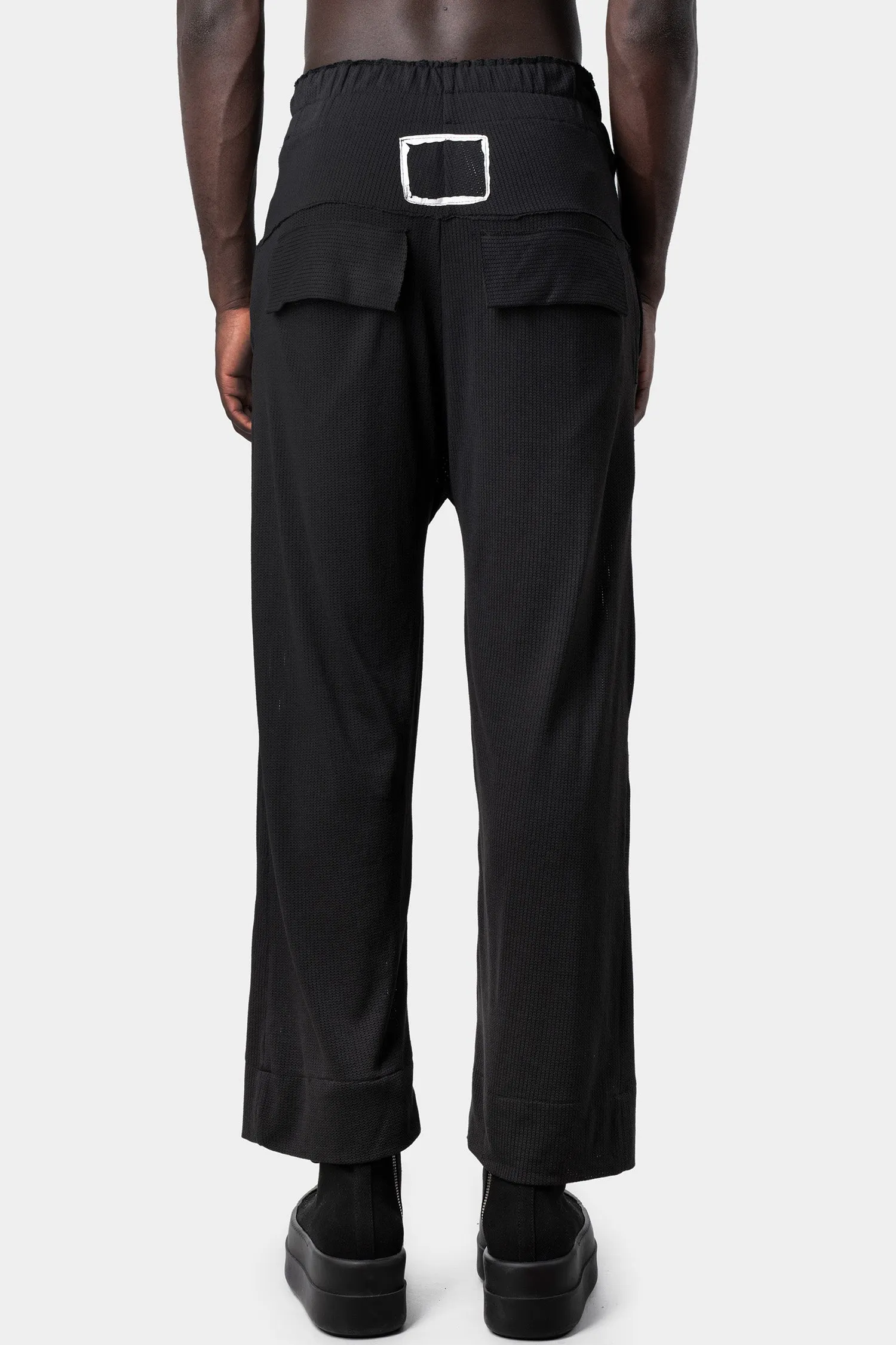 Perforated loose slacks