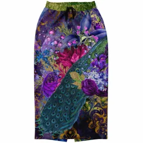 Purple Fusion Eco-Poly Long Pocket Skirt