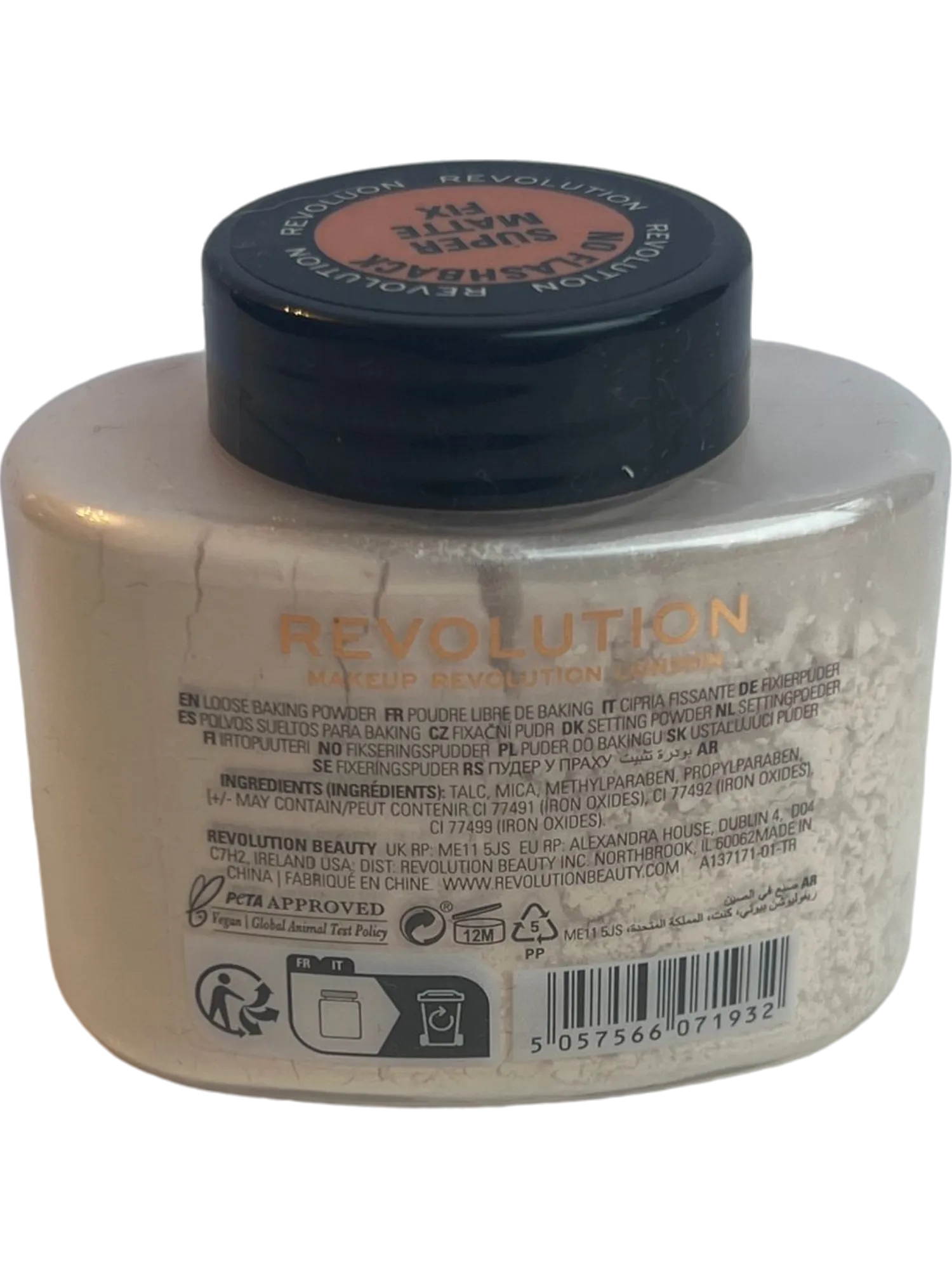 Revolution Translucent Loose Baking Powder 1.12 Oz