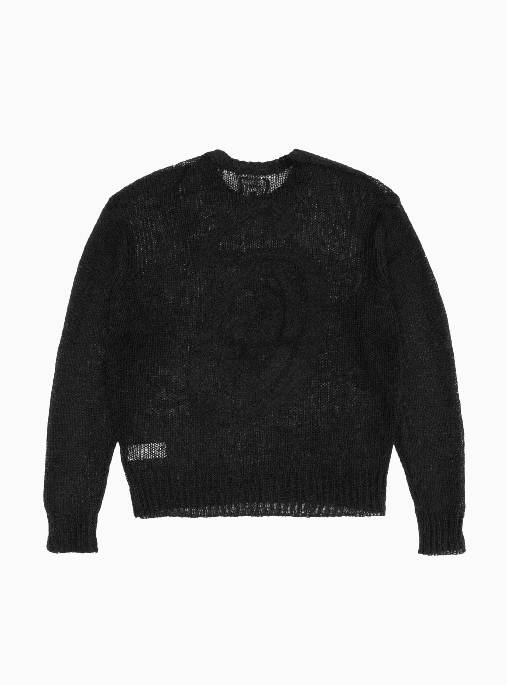 S Loose Knit Sweater Black