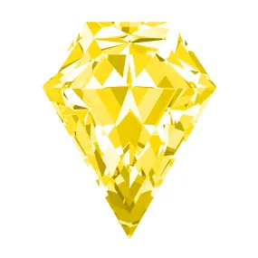 Shield FAB Lab-Grown Yellow Sapphire Gems