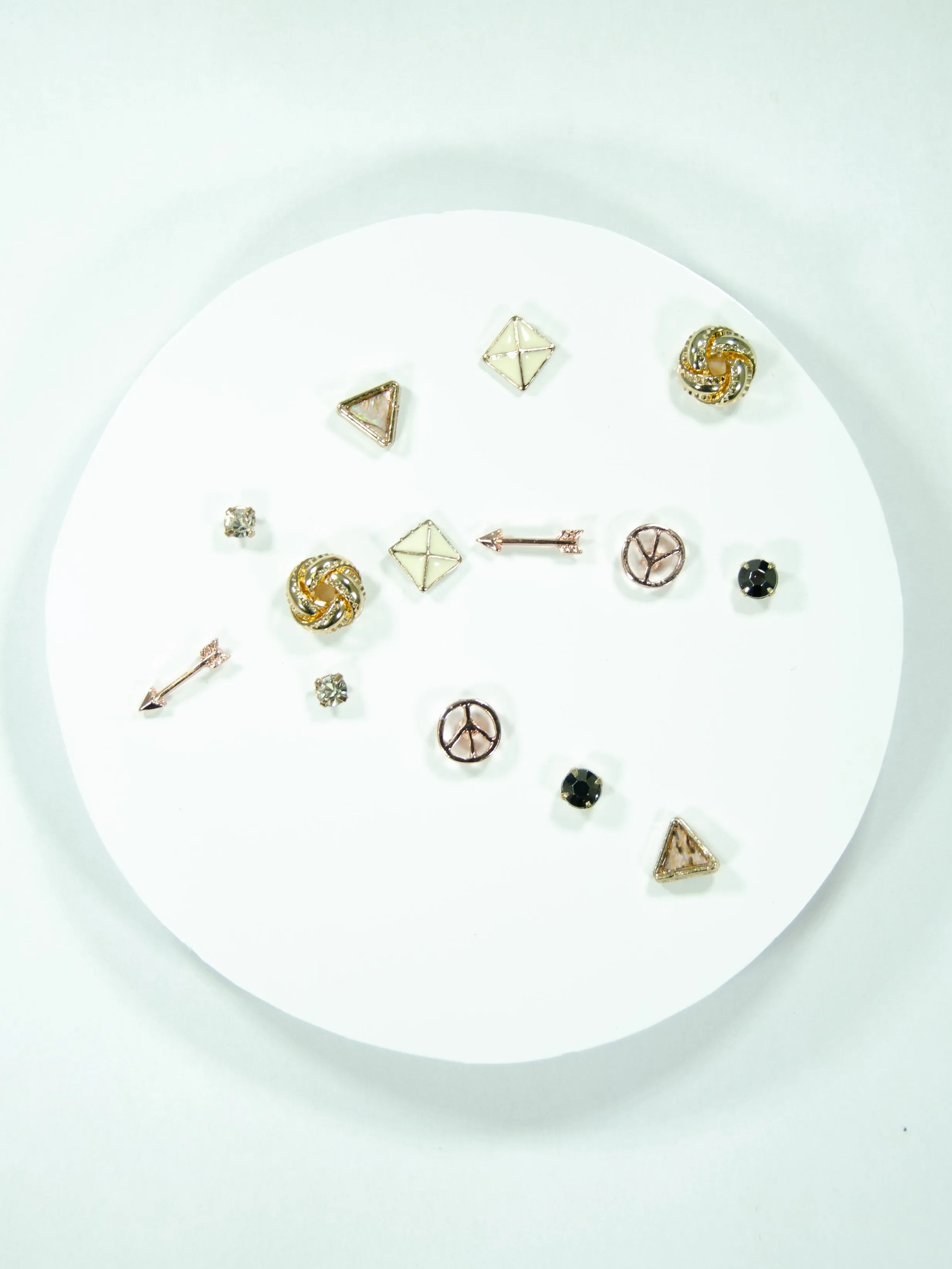 Shooting Star Mix   Match Stud Earrings Set (7 Pack)