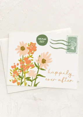 Snail Mail Wedding Card