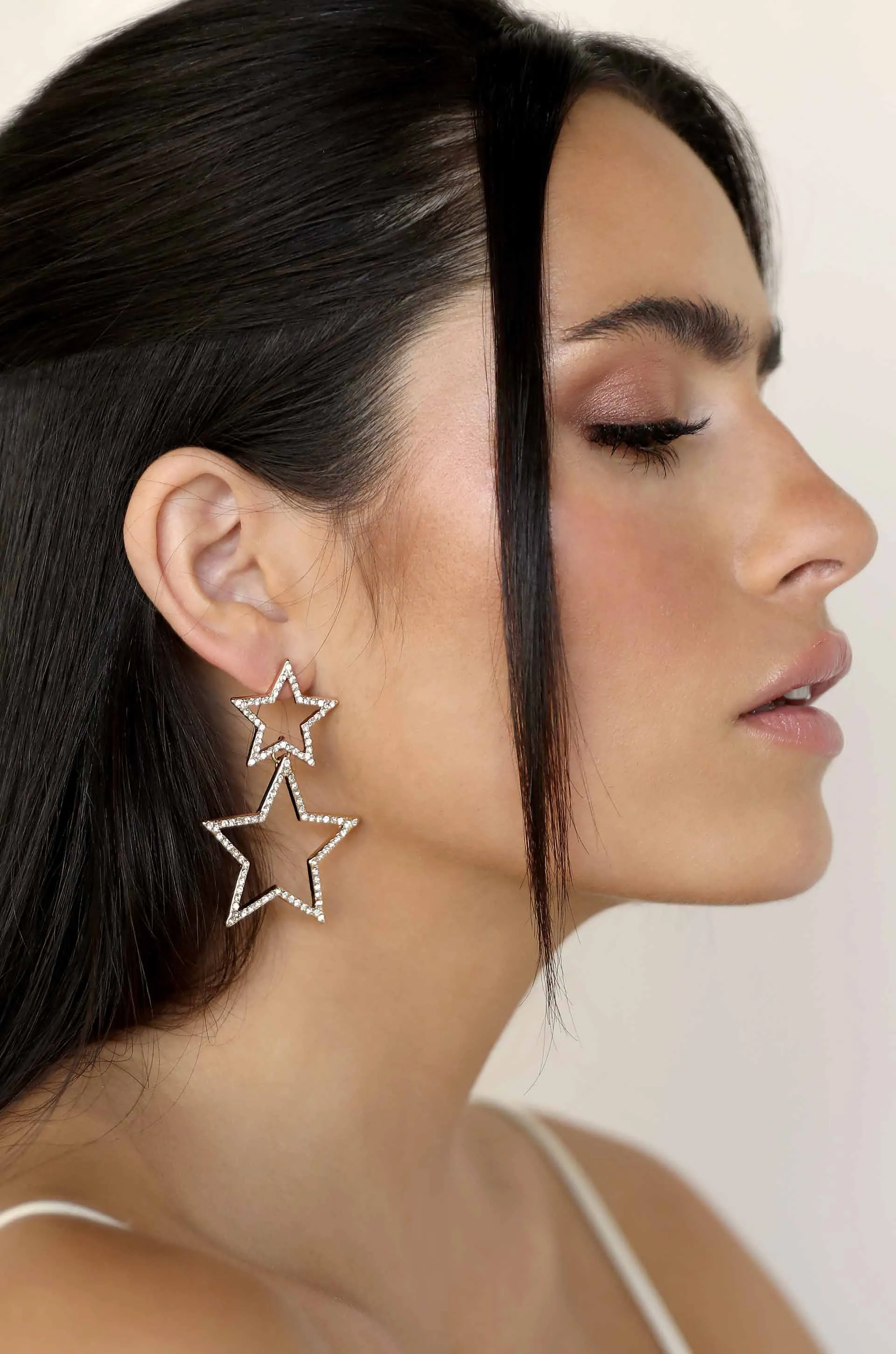 Starbright Crystal Dangle Earrings