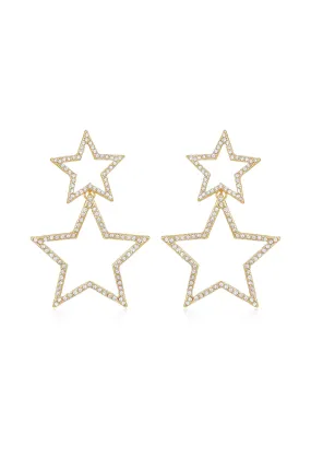 Starbright Crystal Dangle Earrings