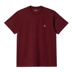 T-shirt Carhartt WIP S/S Chase Bordeaux