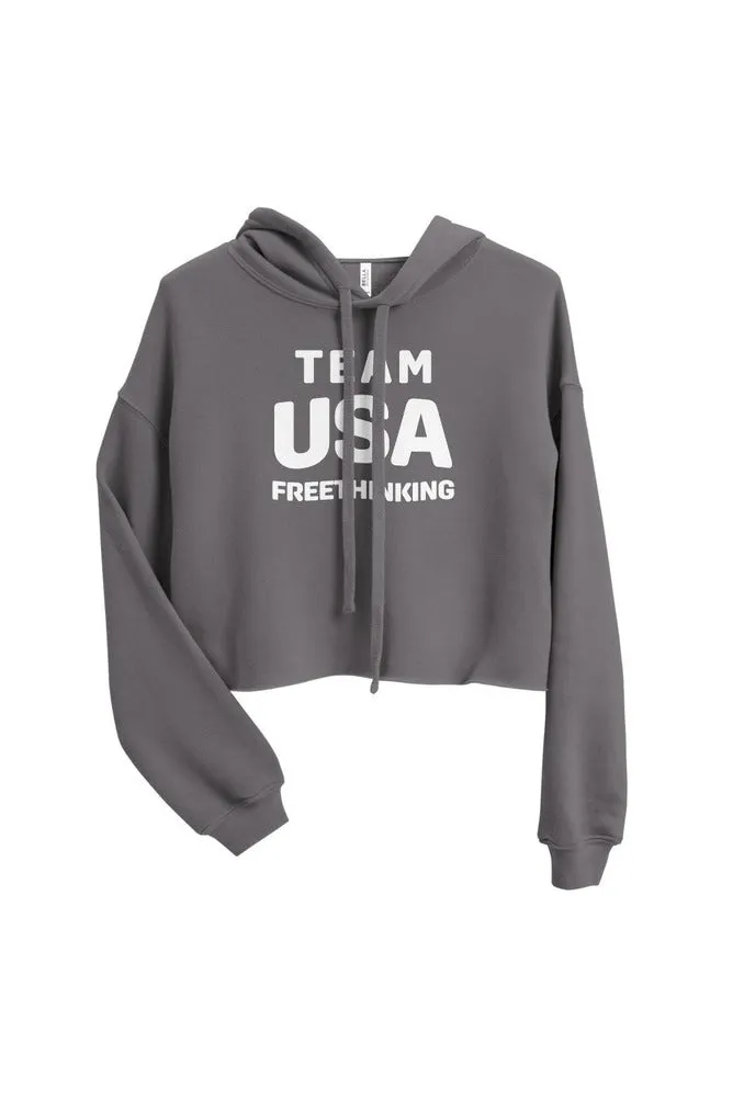 Team USA Freethinking Crop Hoodie