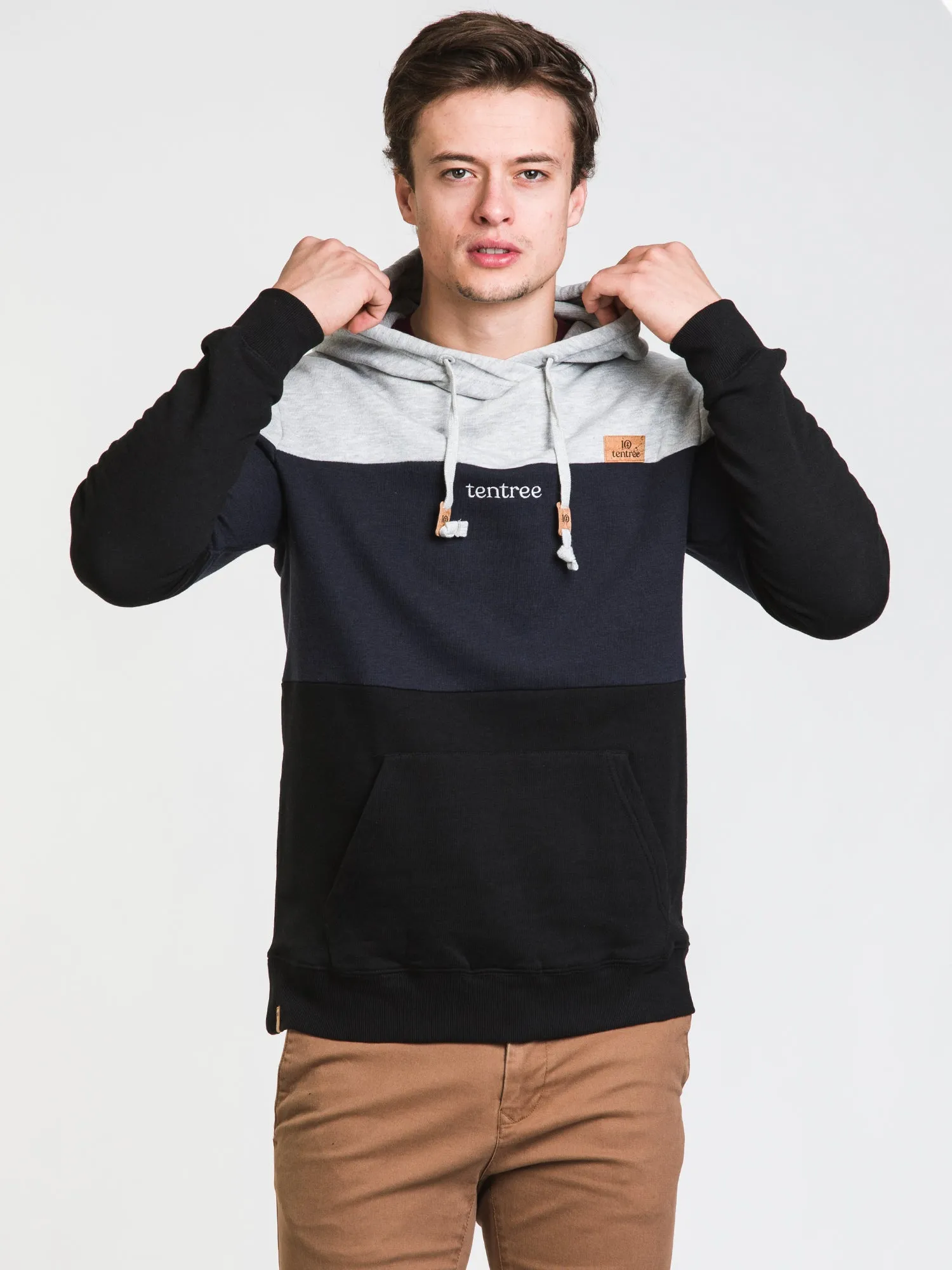 TENTREE REYNARD BLOCKED PULLOVER HOODIE - CLEARANCE