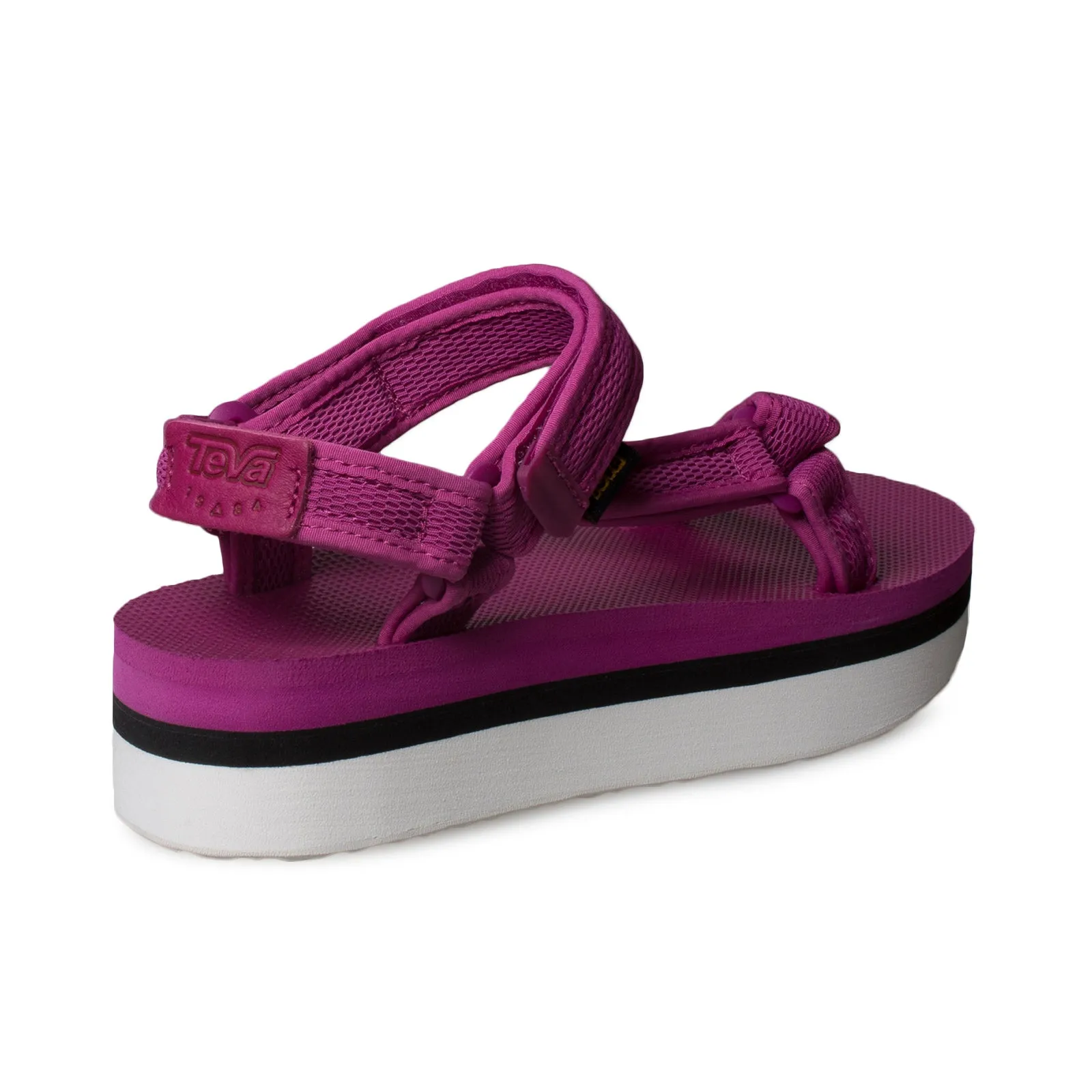 Teva Flatform Universal Mesh Print Festival Fuchsia Sandals - Women's