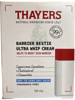 Thayers Barrier Bestie Ultra Whip Cream Moisturizer for Dry Skin 59ml