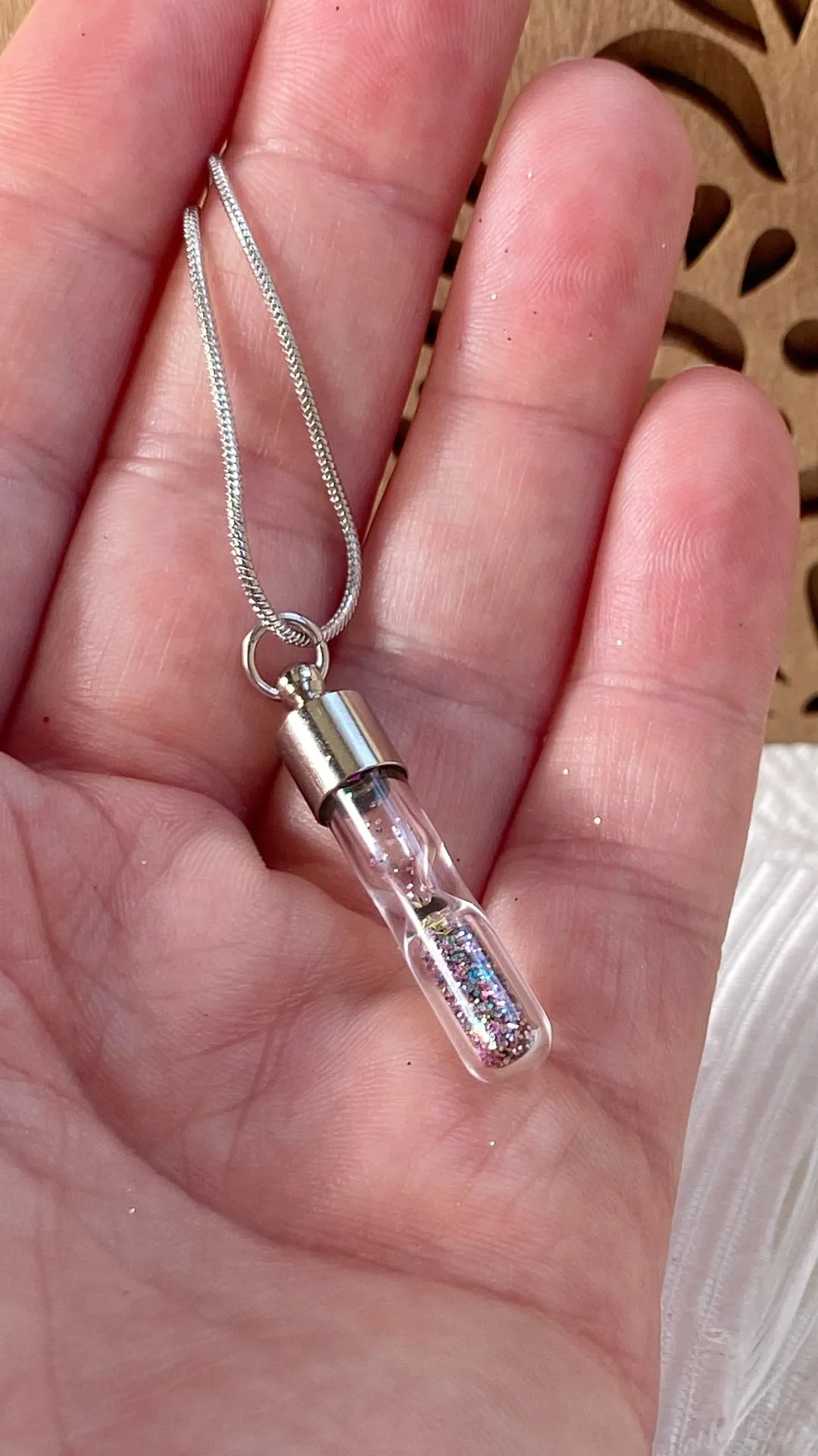 The Optimistic Hourglass Necklace - Glitter4Good