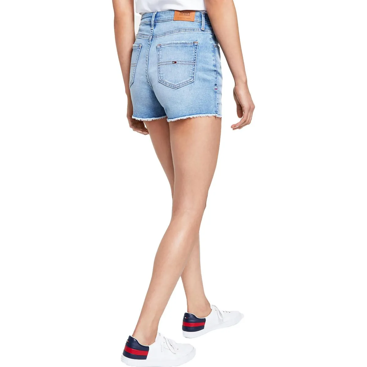 Tommy Jeans Womens High Rise Mini Denim Shorts