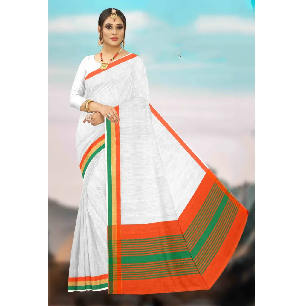 Tricolor Exclusive Weaving Independence Day Saree Collection