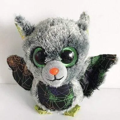 Ty 6''15cm Big Eyes Halloween Series Animal Dark Bat Cat Spider Soft Stuffed Plush Dolls Holiday Decoration Toys Kids Gift