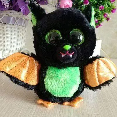 Ty 6''15cm Big Eyes Halloween Series Animal Dark Bat Cat Spider Soft Stuffed Plush Dolls Holiday Decoration Toys Kids Gift