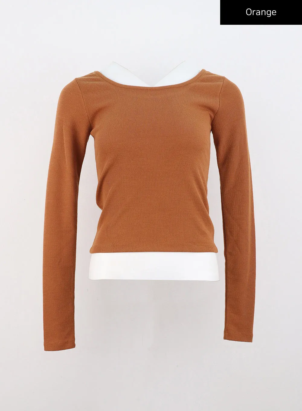 U-Neck Long Sleeve Top CD27