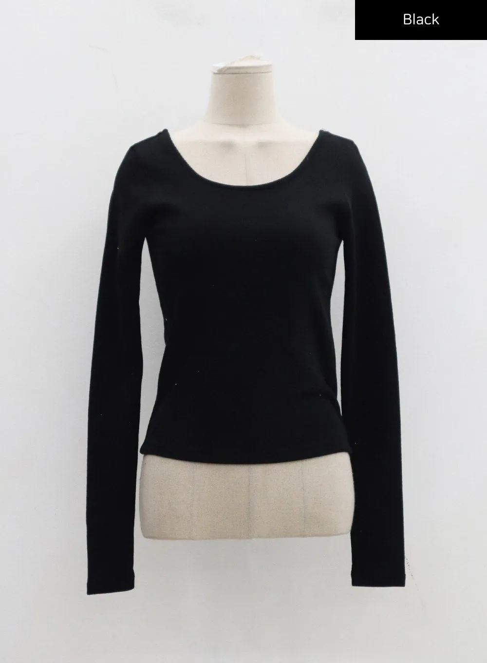 U-Neck Long Sleeve Top CD27