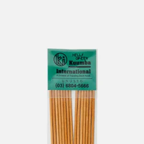 Unused   Kuumba Mini Incense Sticks - Kelly Green