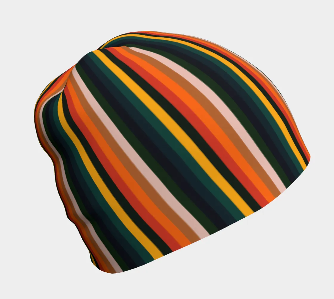 Vintage Striped Beanie