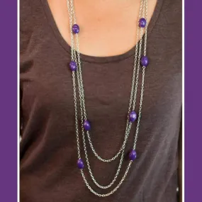 Voodoo Vixen Purple Necklace