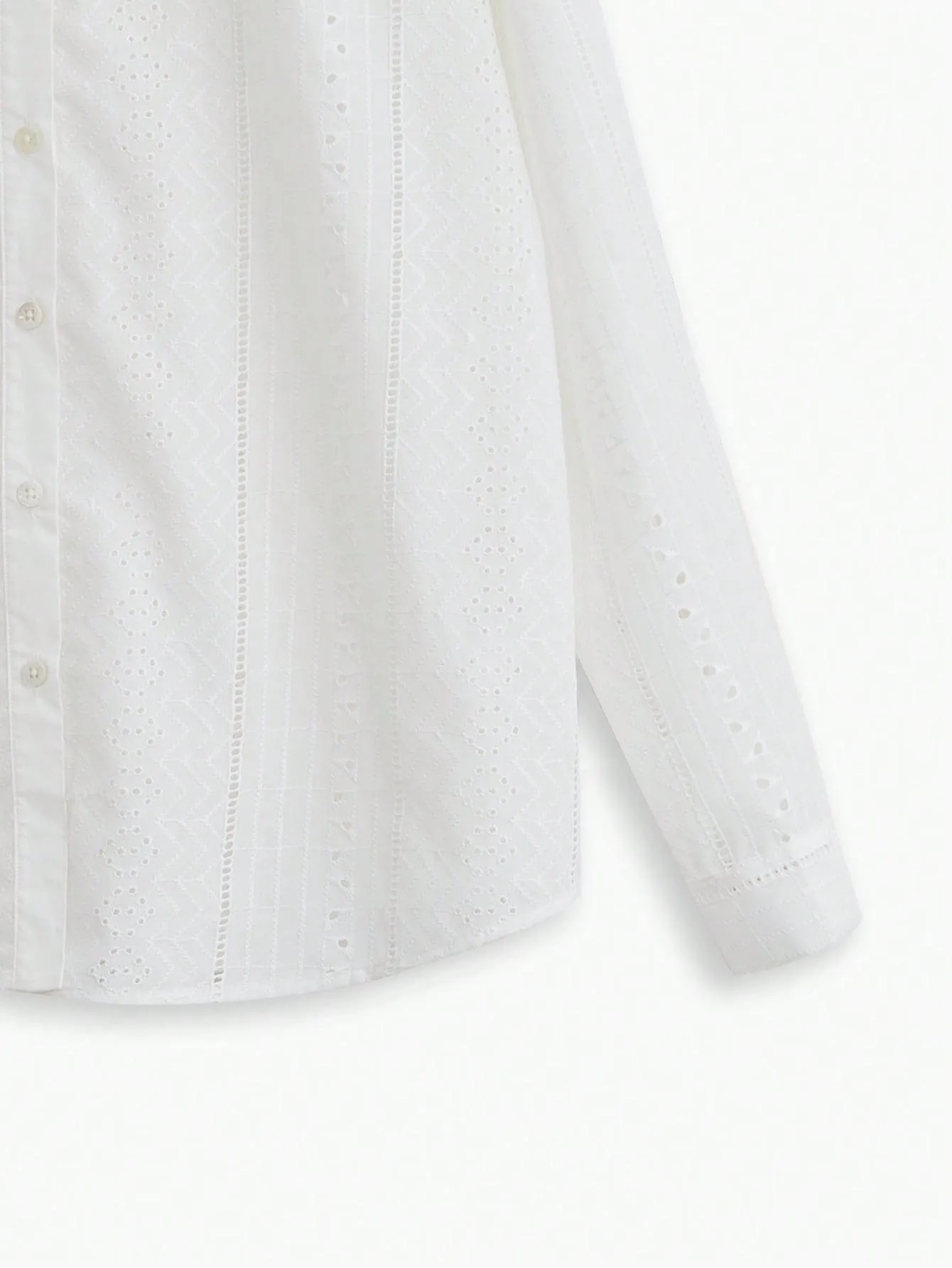 White Eyelet Blouse