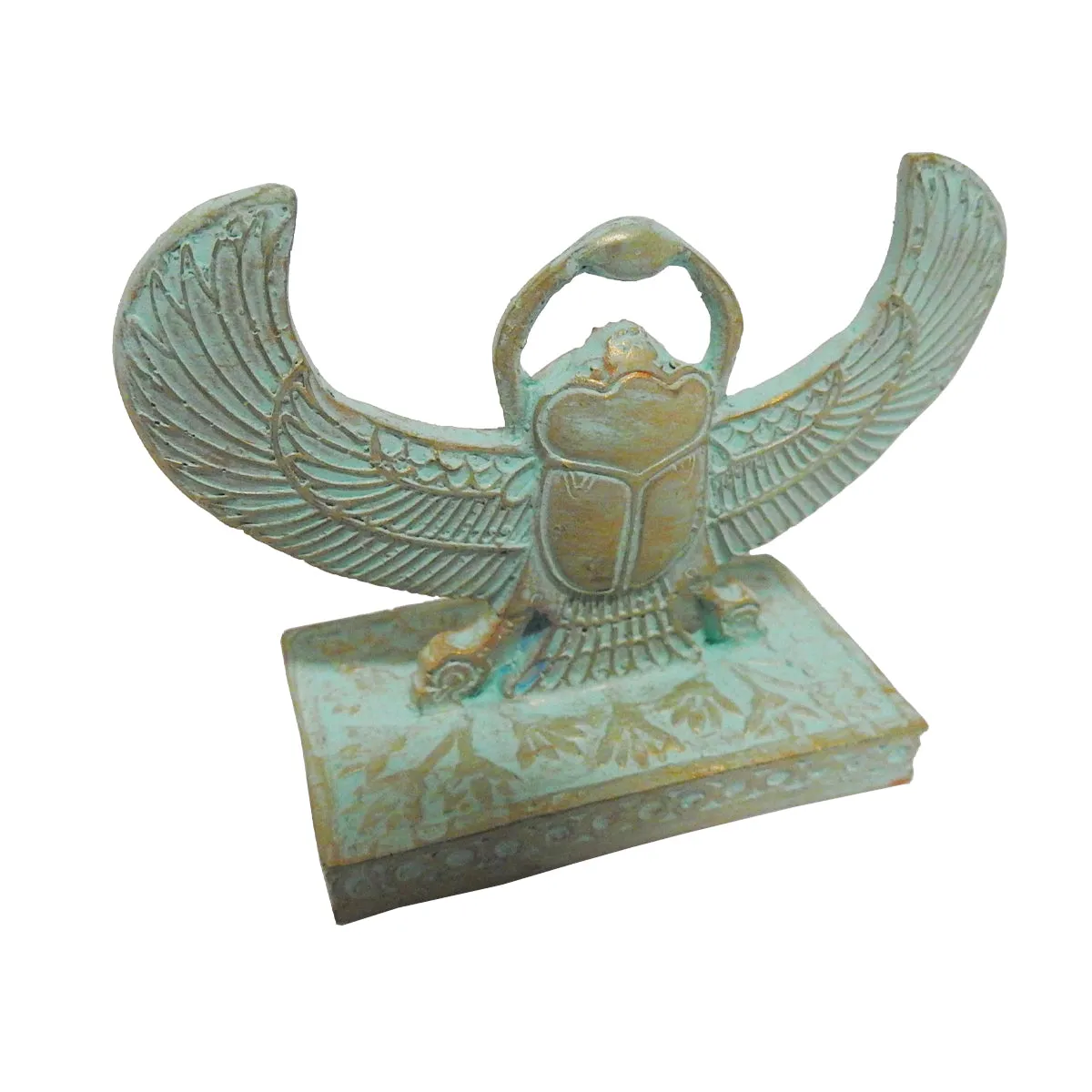 Winged Scarab Statuette