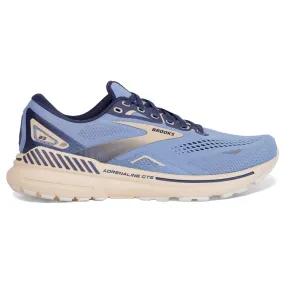 Women's Brooks Adrenaline GTS 23, Vista Blue/Navy/Linen, 10.5 B Medium