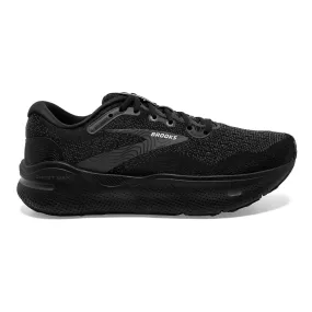 Women's Brooks Ghost Max, Black/Black/Ebony, 11 2E Extra Wide