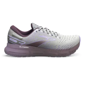 Women's Brooks Glycerin 20, White/Orchid/Lavender, 10 B Medium