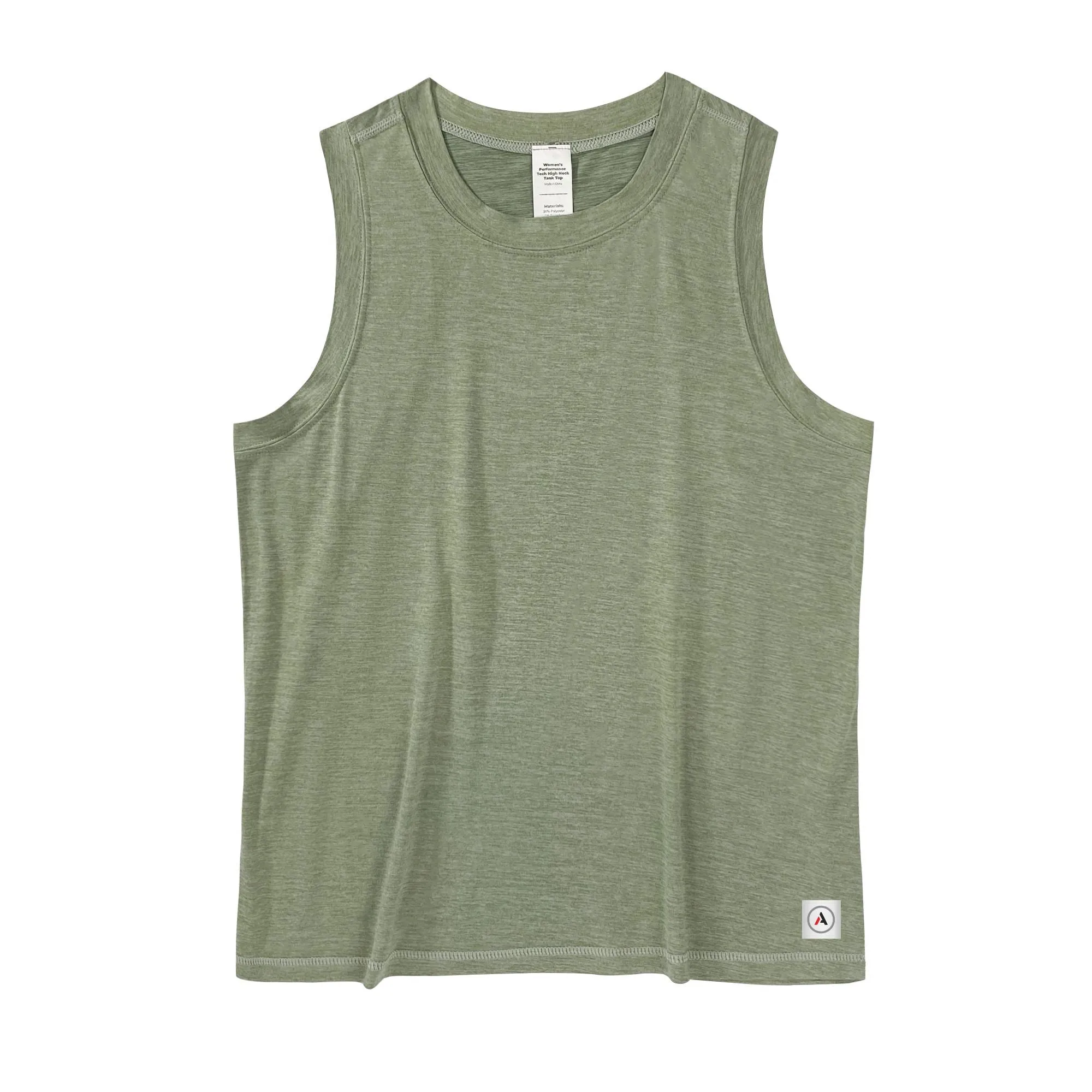 Women's High Neck Crop Tank